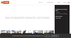 Desktop Screenshot of in-store.dk